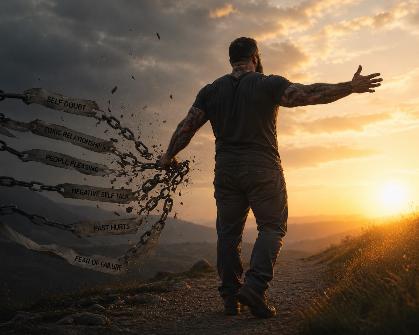 let go of destructive habits